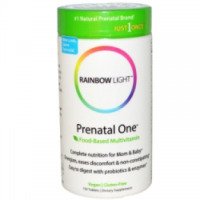 Мультивитамины для беременных женщин Rainbow Light Just Once на пищевой основе