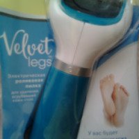 Электрическая роликовая пилка для удаления огрубевшей кожи стоп Velvet legs