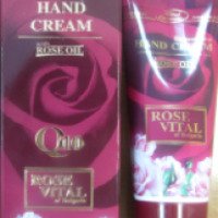 Крем для рук с розовым маслом Vital of Bulgaria