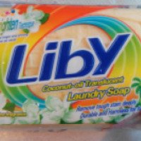 Отбеливающее хозяйственное мыло Liby с кокосовым маслом