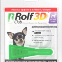 Капли для собак Экопром Rolf club 3D от блох, клещей и комаров
