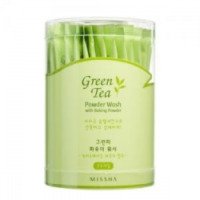 Очищающая пудра-порошок Missha Green Tea Powder Wash