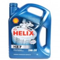 Полусинтетическое моторное масло Shell Helix HX7 5w30
