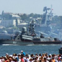 Парад кораблей в Севастополе в честь Дня военно-морского флота (Крым, Севастополь)