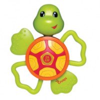 Развивающая игрушка Quaps "Черепаха" с прорезывателями со звуковыми эффектами