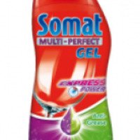 Средство для мытья посуды в посудомоечной машине Somat Multi Perfect Gel