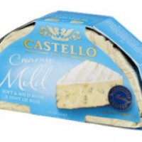 Сыр мягкий Castello Creamy Mild Сливочный с голубой и белой плесенью