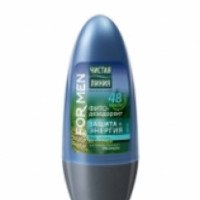 Шариковый фито-дезодорант Чистая Линия для мужчин с экстрактом чабреца и ароматом кедра