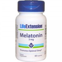 БАД Life extension Мелатонин 3 мг