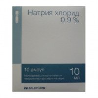 Раствор Solopharm Натрия хлорид 0.9 %