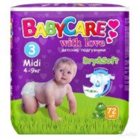 Подгузники Baby Care with love Dry and Soft