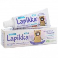 Детская зубная паста Lapikka kids молочный пудинг