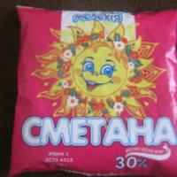 Сметана Молокия 30%