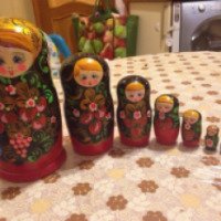 Матрешка 7 в 1 Русские народные игрушки