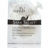 Многофункциональный крем для глаз с муцином улитки TianDe Snail Secret