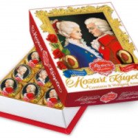 Шоколадные конфеты Reber Mozart Kugeln Constanze & Wolfgang Amadeus