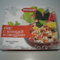 Консервы Рускон "Рис с курицей и овощами"