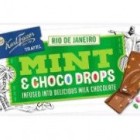Шоколад Karl Fazer Mint and Choco Drops