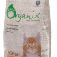 Сухой корм для котят Organix с индейкой