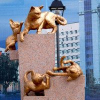 Сквер Сибирских Кошек (Россия, Тюмень)