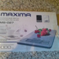 Весы кухонные Maxima-MS027