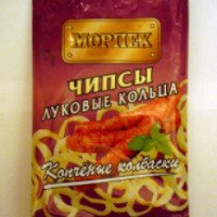 Чипсы луковые кольца "Морпех"