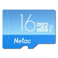 Карта памяти Netac MicroSDHC 16GB Class 10