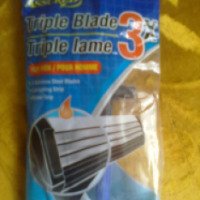 Набор бритвенных станков Assured Triple Blade 3x