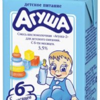 Смесь кисломолочная "Агуша-2" для детского питания с 6-ти месяцев. 3, 5%