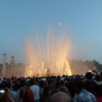 Поющие фонтаны в Барселоне (Испания)