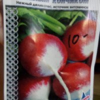 Семена редиса Кольчуга "Розово-красный с белым кончиком"