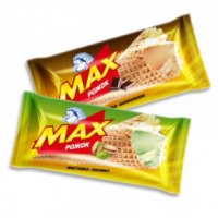 Мороженое Брестское мороженое "МАКС-рожок" сливочное классическое двухслойное