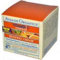 Ночной крем для лица Avalon Organics Vitamin C Renewal Cream
