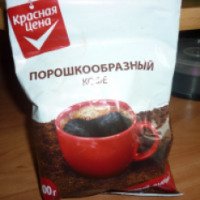 Кофе натуральный сублимированный Красная Цена