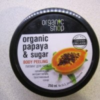 Пилинг для тела Organic Shop "Сочная папайя"