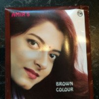 Хна индийская для волос Amir's "BROWN MEHANDI" коричневая