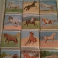 Шоколадный набор "Лошади"