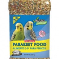 Корм для волнистых попугаев 3-D Pet Products "Parakeet Food Premium"