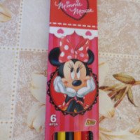 Цветные карандаши Disney "Minne Mouse"