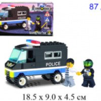 Конструктор Brick Police Escorting Truck