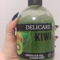 Гель-пилинг для душа Delicare Kiwi