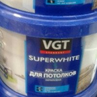 Краска акриловая для потолков VGT Superwhite