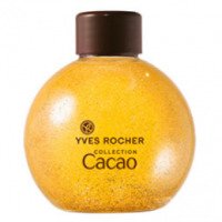 Масло для тела и волос Yves Rocher "Какао & Апельсин" с блестками