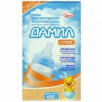 Сухая адаптированная молочная смесь "Дамил Плюс" с рождения до 12 месяцев