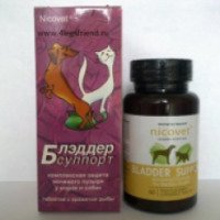 Жевательные таблетки Nicovet Bladder support для кошек и собак
