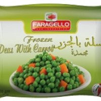 Замороженный зеленый горошек с морковью Faragello