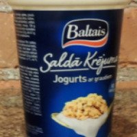 Йогурт Baltais "Сливочный со злаками и семенами"