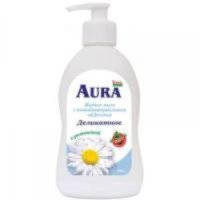 Жидкое мыло AURA с антибактериальным эффектом "Деликатное" с ромашкой