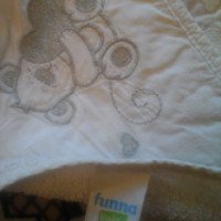 Полотенце и рукавичка для купания Funna baby