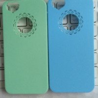 Пластиковый чехол Aliexpress Blue Case для iPhone